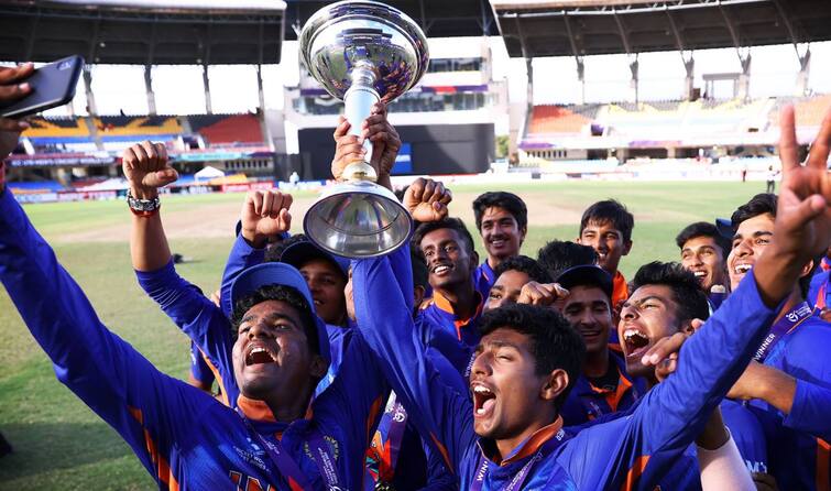 U19 World Cup Final: India beat england by 4 wickets in final and become winner 5th time U19 World Cup 2022: Team India નો 5મી વખત ખિતાબ પર કબજો, ફાઇનલમાં ઈંગ્લેન્ડને 4 વિકેટથી આપી હાર