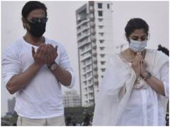 Lata Mangeshkar Funeral: शाहरुख खान के साथ नज़र आई महिला को लेकर फैला कन्फ्यूजन, ये पत्नी गौरी नहीं तो फिर कौन हैं? जानिए