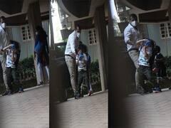 Kareena Kapoor के लाडले Taimur भी हैं बड़े नटखट, खिलौने वाला कैमरा लेकर पैपराजी की ही करने लगे नकल