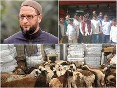 Asaduddin Owaisi की सलामती के लिए समर्थकों ने दी 101 बकरों की कुर्बानी, लंबी उम्र की मांगी दुआ