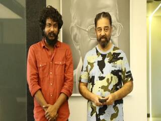 jaibhim manikandan shares his expression after meeting kamalhaasan Jaibhim Manikandan On Kamalhaasan | ”கூட்டத்துல நிக்குற ஆளா இருந்திருக்கேன்.. இப்போ இப்படி கேட்டாரு..” : நெகிழும் ஜெய்பீம் மணிகண்டன்..