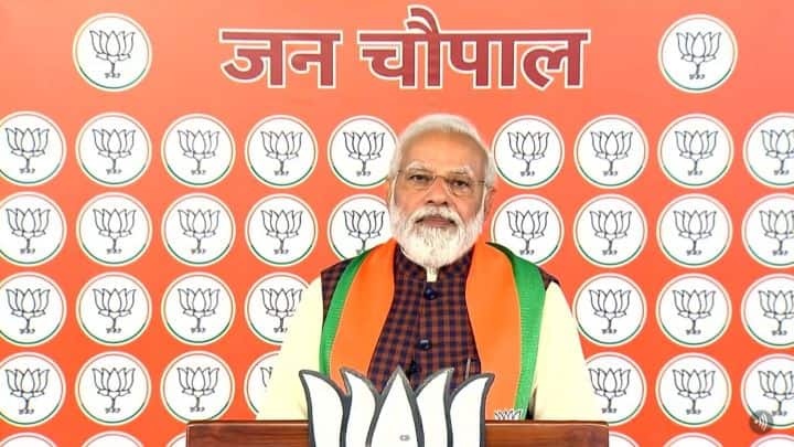 UP Elections 2022 | 'Development Was Stagnant Among Fake Samajwadis': PM Modi At Jan Chaupal UP Elections 2022 | 'Development Was Stagnant Among Fake Samajwadis': PM Modi At Jan Chaupal