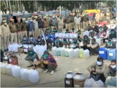 Hardoi News: पुलिस और आबकारी विभाग का कच्ची शराब के खिलाफ अभियान, जानिए कितने हजार लीटर शराब पकड़ी गई