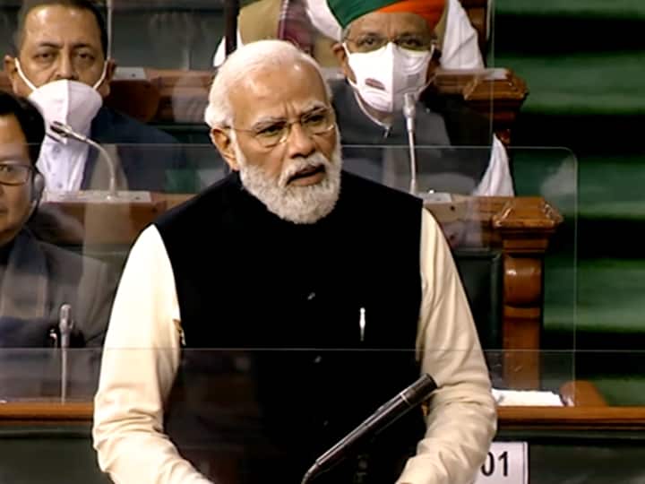 PM narendra Modi loksabha Live on Budget 2022 presidents speech  एवढ्या वेळा पराभव झाल्यानंतरही काँग्रेसचा अहंकार जात नाही, संसदेचा वापर हा देशहितासाठी करावा; पंतप्रधानांचा कॉंग्रेसला टोला