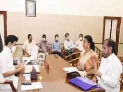 Roja MLA Meets CM Stalin | தமிழ் மீடியம் புத்தகம்.. நோயாளிகளுக்கான சிகிச்சை.. முதலமைச்சரிடம் எம்.எல்.ஏ ரோஜா வைத்த கோரிக்கைகள்..