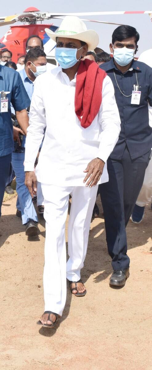 యాదాద్రిలో సీఎం కేసీఆర్ పర్యటన