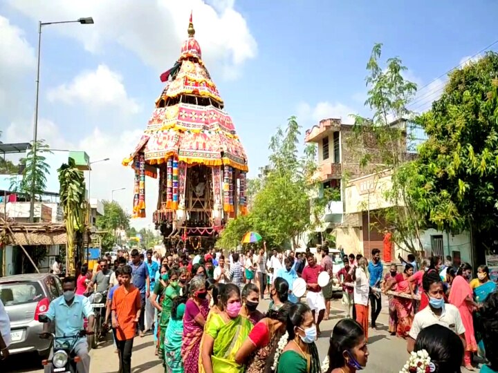 செவ்வாய் ஸ்தல திருத்தேரோட்டம் - ஏராளமான பக்தர்கள் பங்கேற்பு