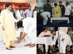 BSP Supremo Mayawati: जब मायावती के पैर छूने पर बसपा ने लगा दी थी रोक, एक का तो कट गया था टिकट