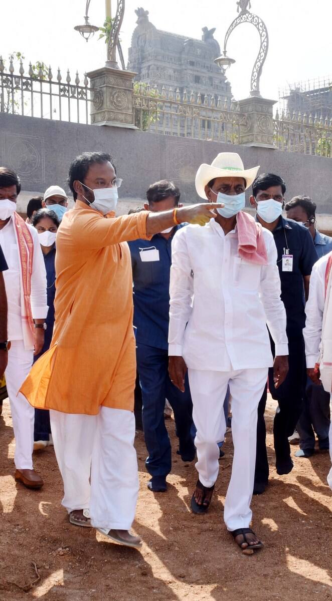 యాదాద్రిలో సీఎం కేసీఆర్ పర్యటన