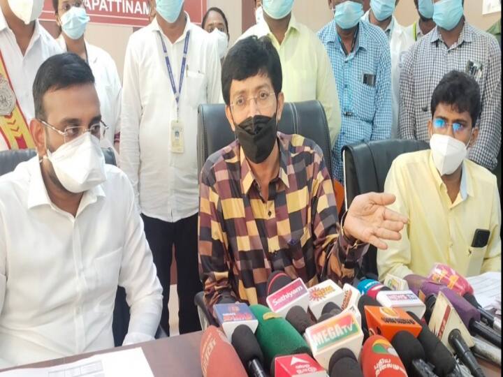 தடுப்பூசி செலுத்திய மாவட்டங்களில் நாகைதான் முதலிடம் - சுகாதாரத் துறை செயலாளர் ராதாகிருஷ்ணன்