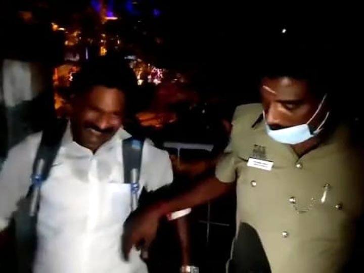 அரசு பேருந்தில் பெண்ணிடம் தகாத முறையில் நடந்த காவலர்