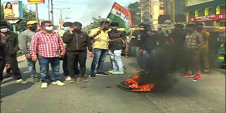 TMC Candidate list agitation in districts BT Road bandh in khardah north 24 paragana TMC Candidate List: তৃণমূলের প্রার্থী তালিকা নিয়ে ক্ষোভ, দফায় দফায় বিটি রোড অবরোধ