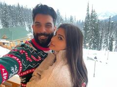 Mouni Roy Honeymoon Photos: शादी के बाद हनीमून मनाने कश्मीर पहुंचीं मौनी रॉय, पति Suraj Nambiyar की बाहों में दिए ऐसे रोमांटिक पोज
