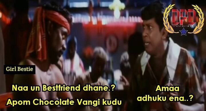 அடேய்..! நானும் மனுசன்தான் கொஞ்சம் சாக்லேட் கொடு