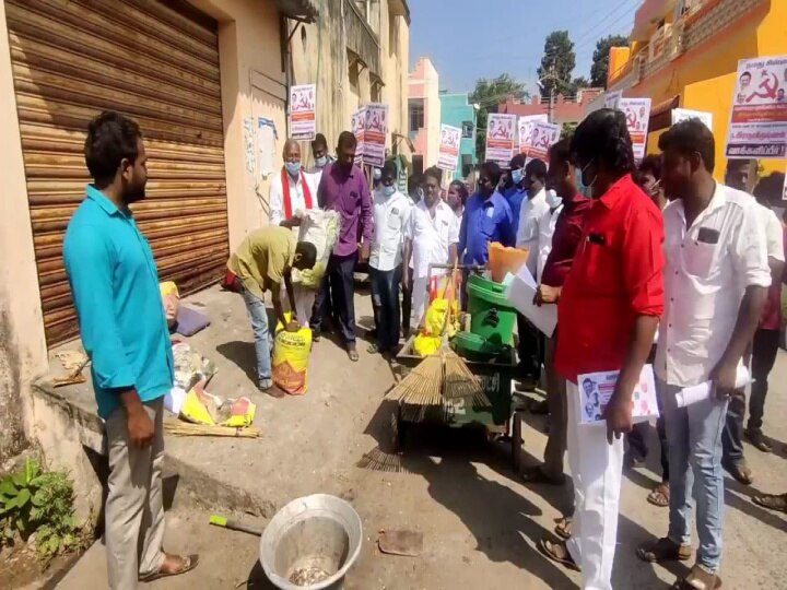 Urban Local Body Election: காய்கறி வியாபாரம்; குப்பைகள் சேகரிப்பு: கவனம் ஈர்க்கும் மார்க்சிஸ்ட் கம்யூனிஸ்ட் வேட்பாளர்