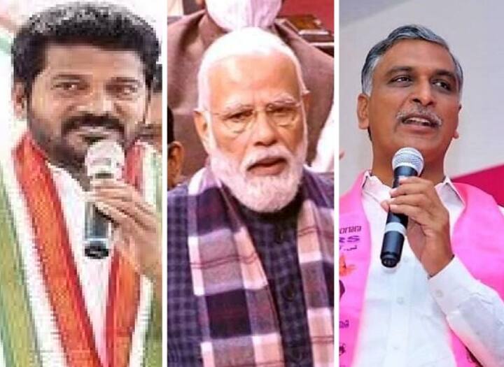 Revant Reddy and Harish Rao criticized Prime Minister Modi's remarks on the formation of Telangana. Modi Reactions :  బలిదానాలకు బీజేపీదే బాధ్యత -మోదీ క్షమాపణలు చెప్పాలన్న రేవంత్ , హరీష్ రావు !
