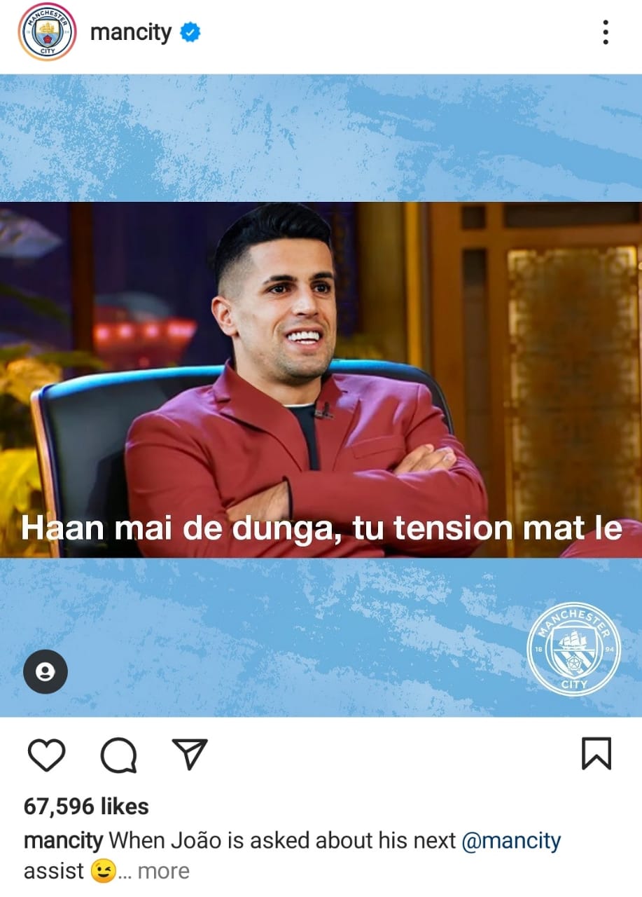 Shark Tank India: Manchester City Shares Aman Gupta's Meme, Fans Question If Their Instagram Admin Is Indian