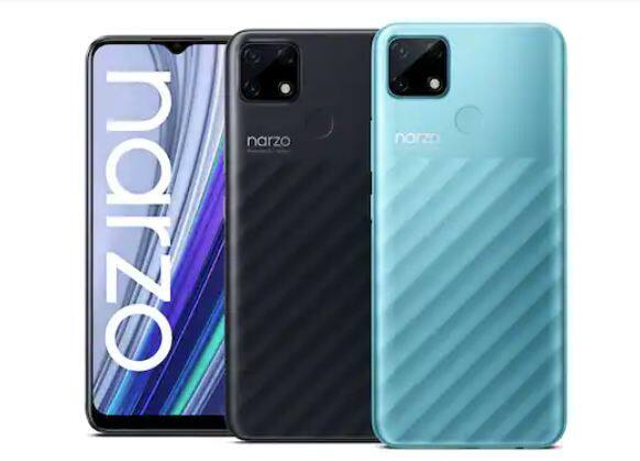 realme Narzo 30A: ਇਸ ਸਮਾਰਟਫੋਨ ਵਿੱਚ 3 GB ਰੈਮ ਦੇ ਨਾਲ 32 GB ਇੰਟਰਨਲ ਮੈਮਰੀ ਹੈ। ਇਸ ਦੀ ਡਿਸਪਲੇ 6.51 ਇੰਚ ਹੈ। ਫੋਨ 'ਚ ਪਾਵਰ ਬੈਕਅਪ ਲਈ 6000mAh ਦੀ ਬੈਟਰੀ ਦਿੱਤੀ ਗਈ ਹੈ। ਇਸ ਨੂੰ ਫਲਿੱਪਕਾਰਟ ਤੋਂ 8999 ਰੁਪਏ 'ਚ ਖਰੀਦਿਆ ਜਾ ਸਕਦਾ ਹੈ।