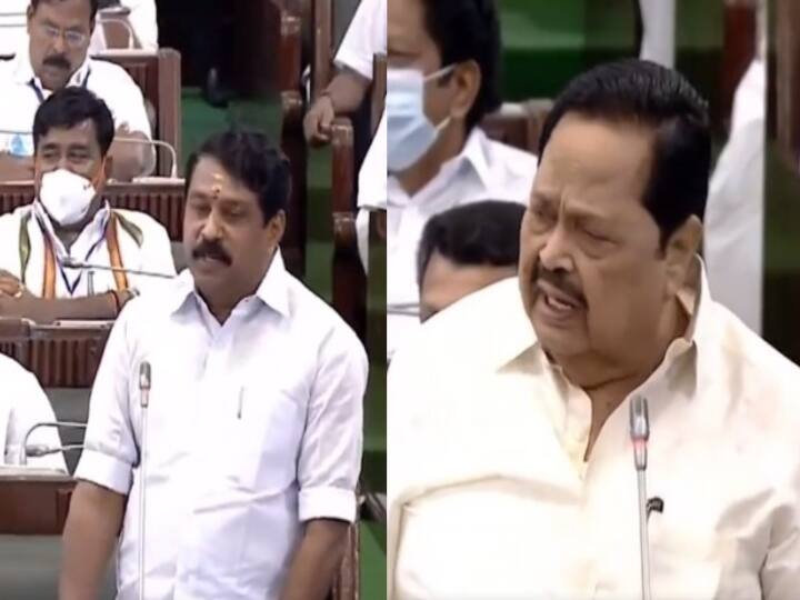 TN Assembly Special meeting: BJP MLAs Stage walkout during NEET Exemption bill discussion in Assembly TN Assembly Special Meeting: ‛நீங்க வெளிநடப்பு செய்யுங்க... நாங்க...’ -துரைமுருகன்-நயினார் காரசார விவாதம்!