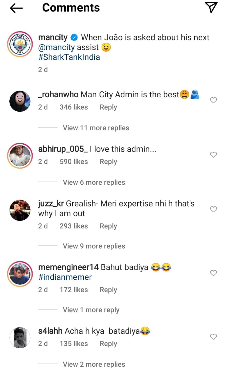Shark Tank India: Manchester City Shares Aman Gupta's Meme, Fans Question If Their Instagram Admin Is Indian