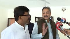 Delhi : खासदार संभाजीराजे यांनी घेतली संजय राऊत यांची भेट, दिल्लीच्या निवासस्थानी चर्चा