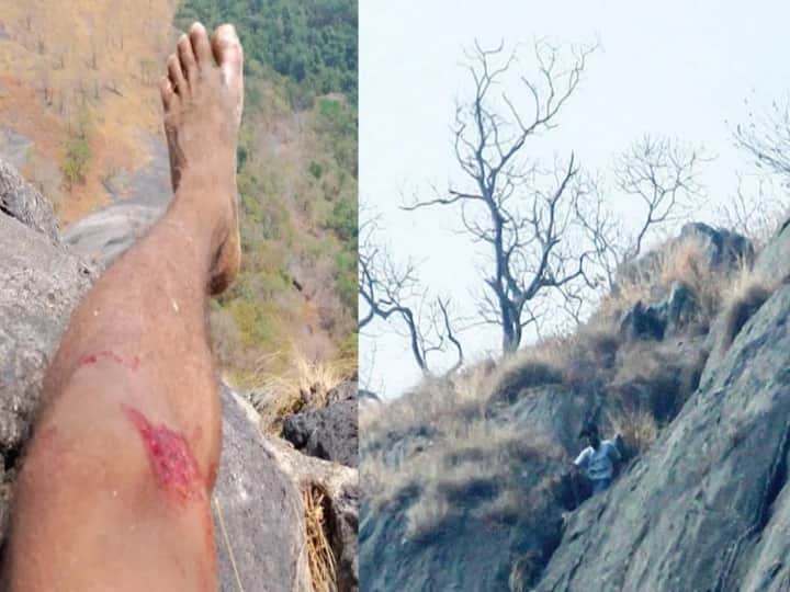 Kerala youth trapped in Palakkad hill cleft for over 30 hours Kerala Trekker Stuck: மலை உச்சியில் சிக்கிய இளைஞர்.. 30 மணி நேரமாக உயிருக்கு போராட்டம்.. மீட்க விரைந்த ராணுவம்!