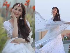 Saumya Tandon Photos: व्हाइट ड्रेस में अदाएं बिखेरतीं किसी अप्सरा से कम नहीं लगती हैं 'गोरी मेम' सौम्या टंडन