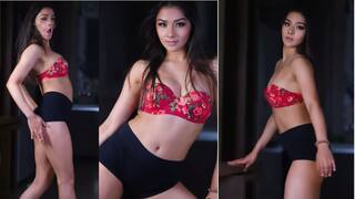 ખેસારી લાલ સાથે 'દો ઘૂંટ' લગાવનારી એક્ટ્રેસ નમ્રતા મલ્લાનો ડાન્સ વીડિયો વાયરલ