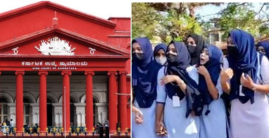 Karnataka Hijab Row | ஹிஜாப் வழக்கு கூடுதல் அமர்வுக்கு மாற்றம்: கர்நாடக உயர் நீதிமன்றம் உத்தரவு Hijab row Karnataka High Court refers petitions challenging ban hijab colleges to larger bench Karnataka Hijab Row | ஹிஜாப் வழக்கு கூடுதல் அமர்வுக்கு மாற்றம்: கர்நாடக உயர் நீதிமன்றம் உத்தரவு