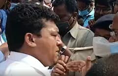 Vishakapatnam: Minister Sidiri Appalaraju ను శారదా పీఠం వద్ద అడ్డుకున్న CI