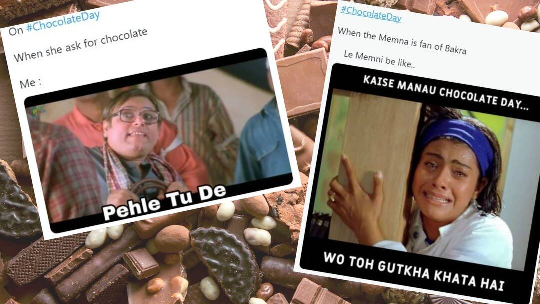 Twitter celebrates Chocolate Day with memes that will leave you in splits Chocolate Day: চকোলেট ডে-তে মজাদার পোস্ট, ট্রোল-মিম এ মাতল সোশাল মিডিয়া