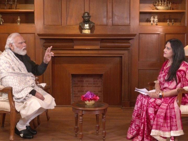 PM Narendra Modi interview with ANI talks several issues Assembly elections 2022 played 8pm today PM Modi Interview : पंतप्रधान नरेंद्र मोदी यांची आज रात्री विशेष मुलाखत, 8 वाजता होणार प्रसारित   