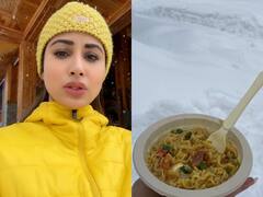 Mouni Roy Honeymoon: बर्फीली वादियों में मैगी का लुत्फ उठा रही हैं मौनी रॉय, देखिए एक्ट्रेस के हनीमून की तस्वीरें