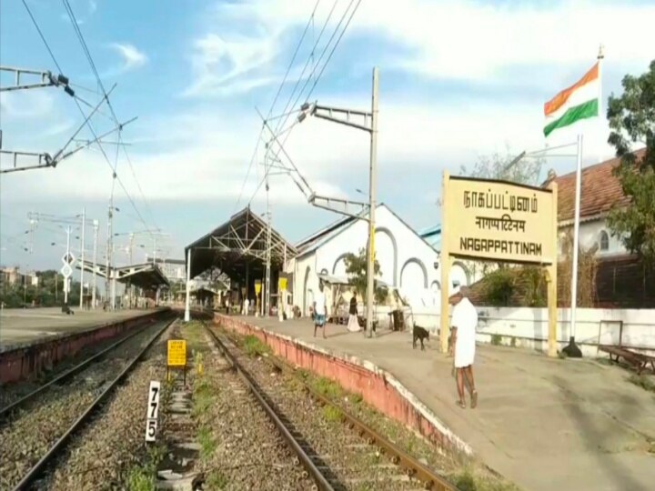 687 நாட்களுக்கு  பிறகு நாகை- திருச்சி இடையே மீண்டும் தொடங்கிய ரயில் சேவை