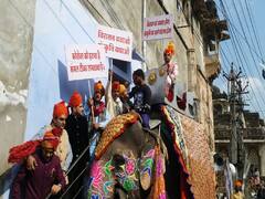 अनूठी शादी: समाज को दिया विरासत बचाने और कोरोना का मंगल टीका लगवाने का संदेश, जानें खास बात