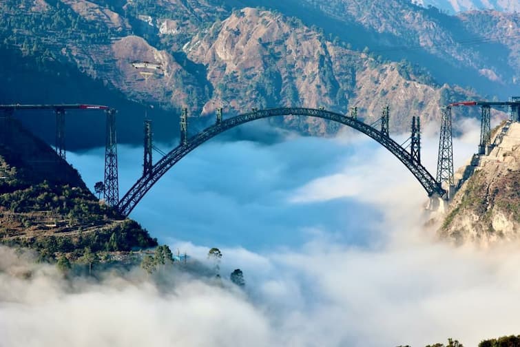 World Highest Chenab Railway Bridge Cost Hight Photos Everything Need To Know General Knowledge: 'ब्लास्ट प्रूफ' मेटल से बना है दुनिया का सबसे ऊंचा चिनाब रेलवे पुल, इसके आगे चीन का ब्रिज भी बौना