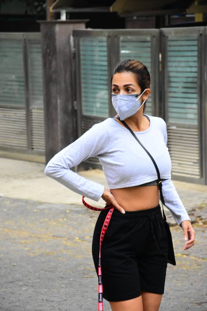 बॉलीवुड एक्ट्रेस मलाइका अरोड़ा (Malaika Arora) अपनी फिटनेस और टोंड बॉडी पर खासा ध्यान देती हैं. रोजाना सुबह-सुबह मलाइका अपने पपी कैस्पर को वॉक पर लेकर निकलती हैं.