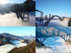 IN PICS | Chenab Bridge: Breathtaking Photos Of World's Highest Bridge In Jammu & Kashmir