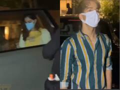 Rumoured Couple Ananya Panday And Ishaan Khatter Snapped Outside Shahid Kapoor's House - See Video