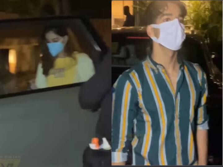 Ananya Panday And Ishaan Khatter Snapped Outside Shahid Kapoor's House - See Video Rumoured Couple Ananya Panday And Ishaan Khatter Snapped Outside Shahid Kapoor's House - See Video