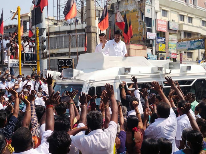 நீட் தேர்வை ரத்து செய்யும் வரை ஓயமாட்டோம் - கரூர் பரப்புரை கூட்டத்தில் உதயநிதி உறுதி