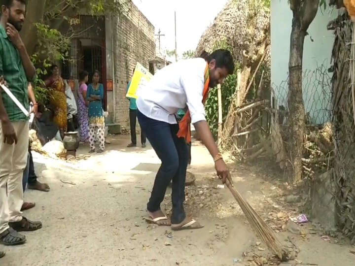 Local Body Election | குப்பைகளை அள்ளி வாக்குகளை ஸ்கோர் செய்த பாஜக வேட்பாளர்