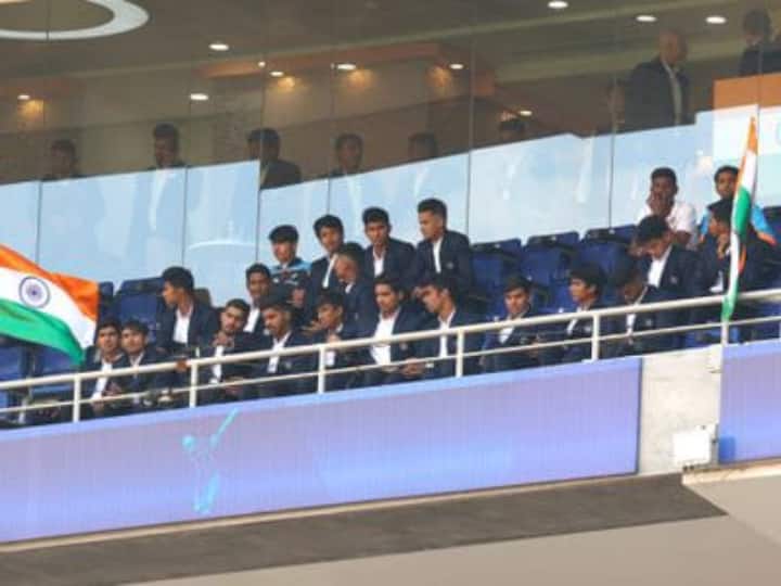 Ind vs WI 2nd ODI: Ind vs WI: India U-19 World Cup Winning Team Attend 2nd ODI In Ahmedabad - Watch Ind vs WI: India U-19 World Cup Winning Team Attend 2nd ODI In Ahmedabad - Watch