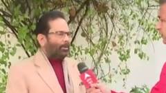 'Hijab Vivad': Mukhtar Abbas Naqvi says, 'Everyone has Right to speak'
