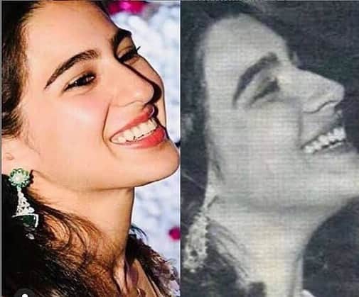 Actress Amrita Singh celebrates her birthday today. Her daughter Sara Ali Khan made it special by sharing a series of pictures in which she can be seen posing like her mom.
