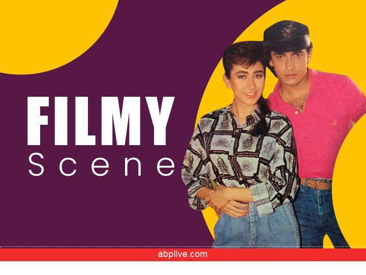 Aamir Khan Karisma Kapoor Movie Raja Hindustani actor fun scene aamir khan films Filmy Scene: जब Karisma Kapoor को इंप्रेस करने के लिए जोकर तक बन गए थे Aamir Khan, ऐसा हो गया था बॉलीवुड के मिस्टर परफेक्ट का हाल