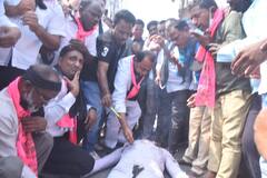 TRS Leaders Protest: ప్రధాని మోదీ వ్యాఖ్యలకు నిరసనగా రాష్ట్ర వ్యాప్తంగా టీఆర్ఎస్ నిరసన