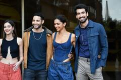 'Gehraiyaan' चित्रपटाच्या प्रमोशनदरम्यान दीपिकाचा हटके लूक; पाहा फोटो