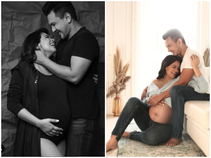 Aditya Narayan&amp;#39;s Wife Shweta Agarwal Flaunts Baby Bump In Black Monokini- See Pic