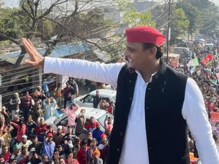 Akhilesh Yadav said in Bijnor BJP double engine government means double corruption UP Election 2022: 'डबल इंजन की बीजेपी सरकार मतलब भ्रष्टाचार भी डबल', अखिलेश यादव का तंज